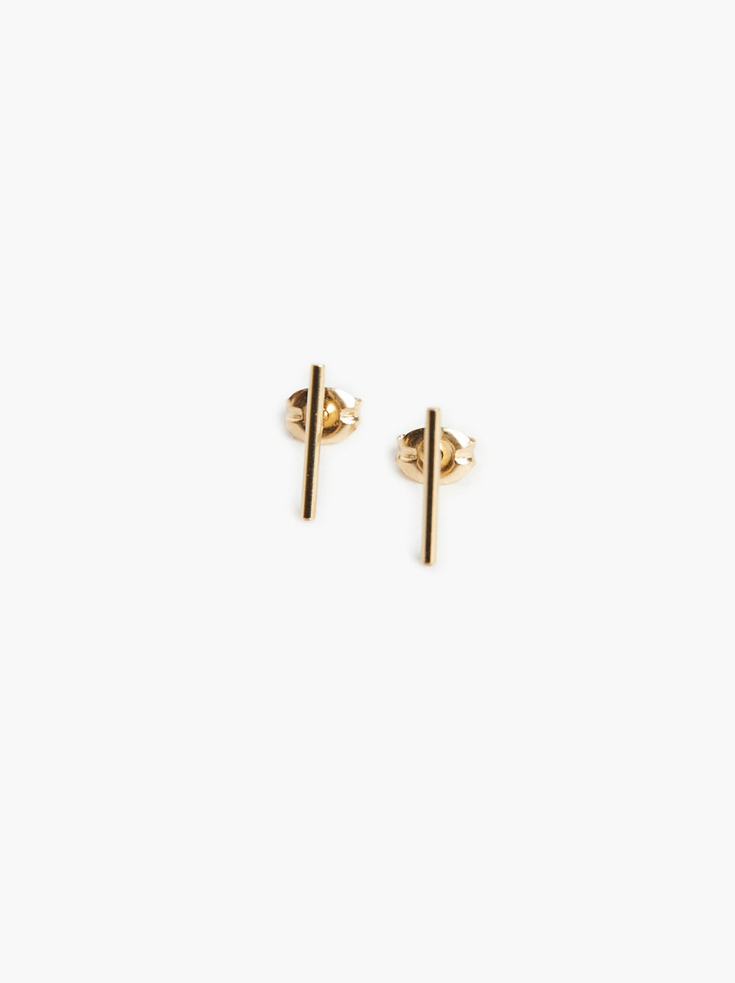 Gold Stick Earrings