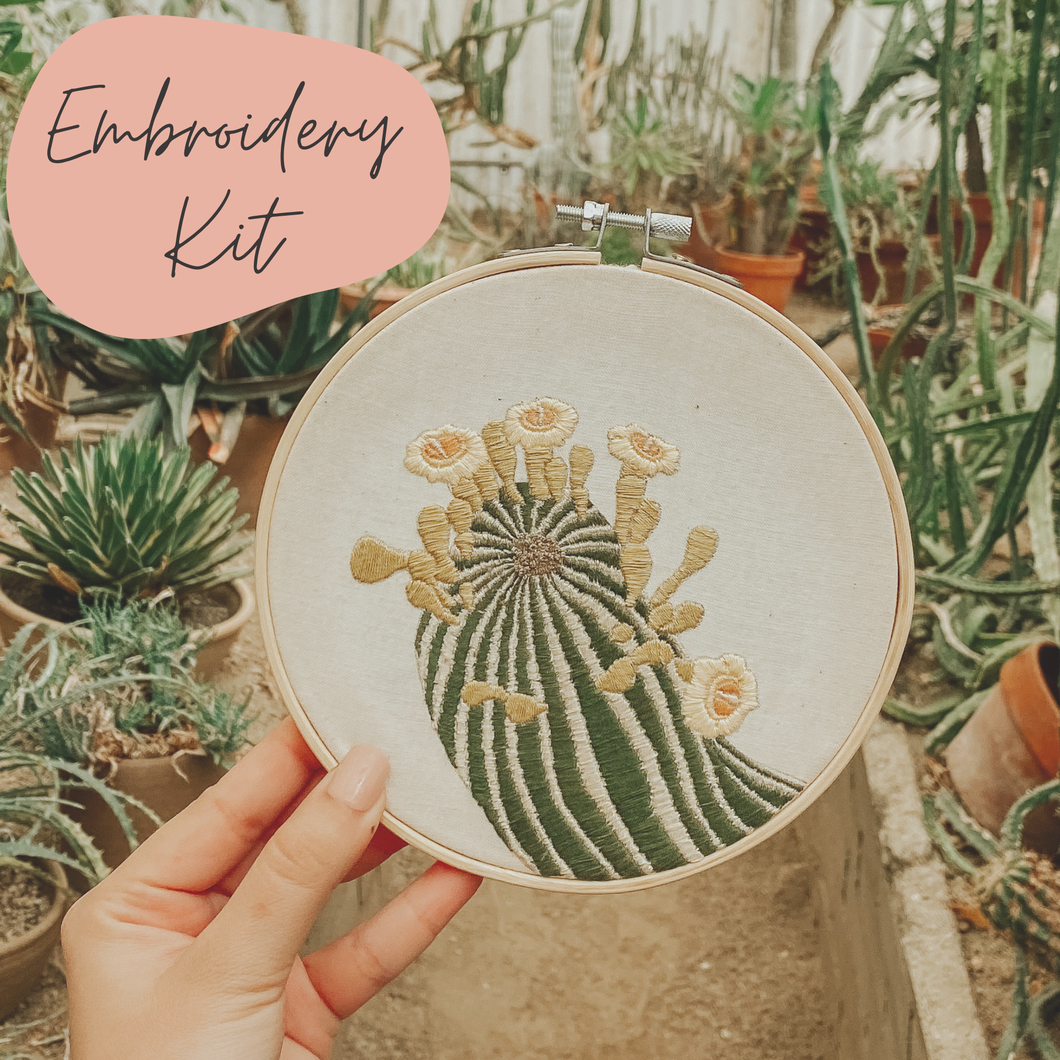 Embroidery Kit- Desert Cactus