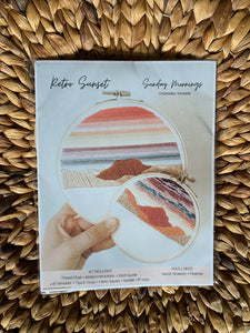 Embroidery Kit - Sunset