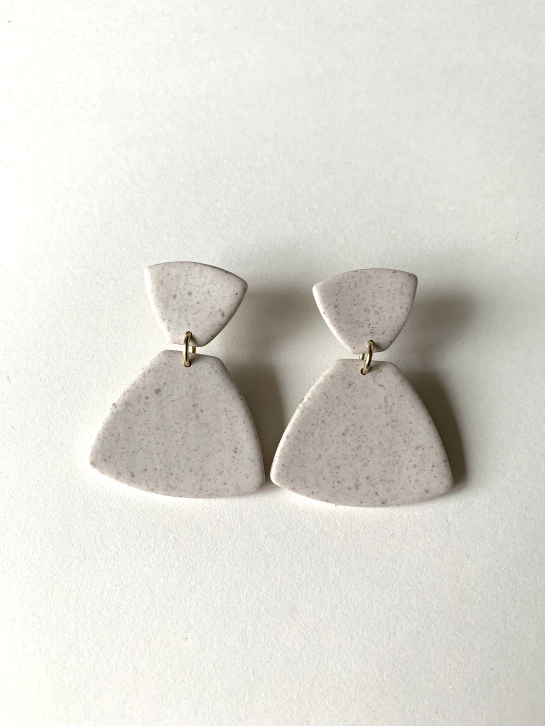Gray Bell Earrings